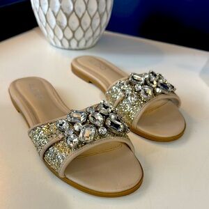 ALDO Women's Embellished Slide Sandals | Size 6